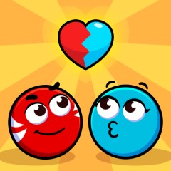 Red & Blue Ball Cupid Love